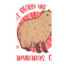 Capybara Art T- Shirt I Just Really Like Capybaras O K  T- Shirt Yoga Reflexion Pose T- Shirtyoga Reflexion Pose T- Shirt Memory Card Reader (Rectangular)