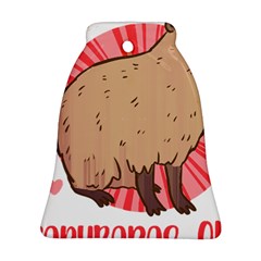 Capybara Art T- Shirt I Just Really Like Capybaras O K  T- Shirt Yoga Reflexion Pose T- Shirtyoga Reflexion Pose T- Shirt Ornament (Bell)