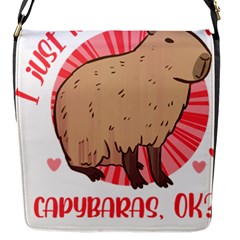 Capybara Art T- Shirt I Just Really Like Capybaras O K  T- Shirt Yoga Reflexion Pose T- Shirtyoga Reflexion Pose T- Shirt Flap Closure Messenger Bag (s) by hizuto