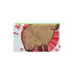 Capybara Art T- Shirt I Just Really Like Capybaras O K  T- Shirt Yoga Reflexion Pose T- Shirtyoga Reflexion Pose T- Shirt Cosmetic Bag (XS)