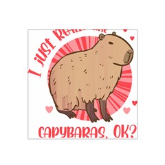 Capybara Art T- Shirt I Just Really Like Capybaras O K  T- Shirt Yoga Reflexion Pose T- Shirtyoga Reflexion Pose T- Shirt Satin Bandana Scarf 22  X 22  by hizuto