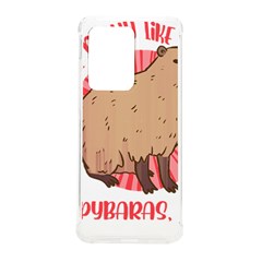 Capybara Art T- Shirt I Just Really Like Capybaras O K  T- Shirt Yoga Reflexion Pose T- Shirtyoga Reflexion Pose T- Shirt Samsung Galaxy S20 Ultra 6.9 Inch TPU UV Case