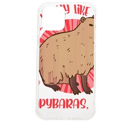 Capybara Art T- Shirt I Just Really Like Capybaras O K  T- Shirt Yoga Reflexion Pose T- Shirtyoga Reflexion Pose T- Shirt iPhone 12 Pro max TPU UV Print Case