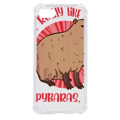 Capybara Art T- Shirt I Just Really Like Capybaras O K  T- Shirt Yoga Reflexion Pose T- Shirtyoga Reflexion Pose T- Shirt iPhone SE