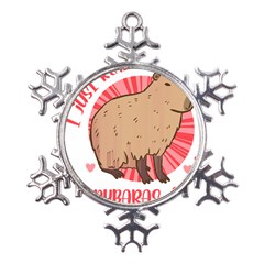 Capybara Art T- Shirt I Just Really Like Capybaras O K  T- Shirt Yoga Reflexion Pose T- Shirtyoga Reflexion Pose T- Shirt Metal Large Snowflake Ornament