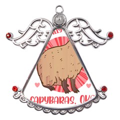 Capybara Art T- Shirt I Just Really Like Capybaras O K  T- Shirt Yoga Reflexion Pose T- Shirtyoga Reflexion Pose T- Shirt Metal Angel with Crystal Ornament