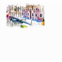 Venice T- Shirt Venice Voyage Art Digital Painting Watercolor Discovery T- Shirt (4) Large Garden Flag (two Sides) by ZUXUMI