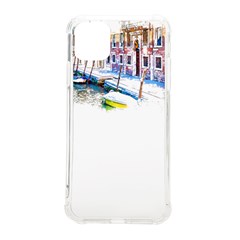 Venice T- Shirt Venice Voyage Art Digital Painting Watercolor Discovery T- Shirt (4) Iphone 11 Pro Max 6 5 Inch Tpu Uv Print Case by ZUXUMI