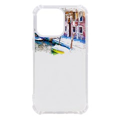 Venice T- Shirt Venice Voyage Art Digital Painting Watercolor Discovery T- Shirt (4) Iphone 13 Pro Tpu Uv Print Case by ZUXUMI