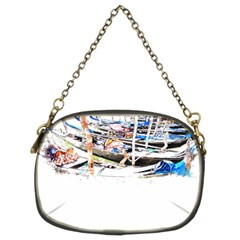 Venice T- Shirt Venice Voyage Art Digital Painting Watercolor Discovery T- Shirt (5) Chain Purse (two Sides) by ZUXUMI