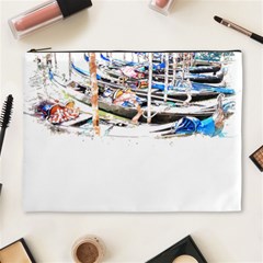 Venice T- Shirt Venice Voyage Art Digital Painting Watercolor Discovery T- Shirt (5) Cosmetic Bag (xl) by ZUXUMI