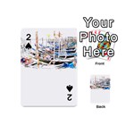 Venice T- Shirt Venice Voyage Art Digital Painting Watercolor Discovery T- Shirt (5) Playing Cards 54 Designs (Mini) Front - Spade2