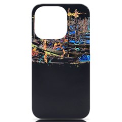 Venice T- Shirt Venice Voyage Art Digital Painting Watercolor Discovery T- Shirt (5) Iphone 14 Pro Black Uv Print Case by ZUXUMI