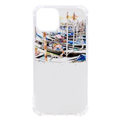 Venice T- Shirt Venice Voyage Art Digital Painting Watercolor Discovery T- Shirt (5) Iphone 13 Tpu Uv Print Case by ZUXUMI