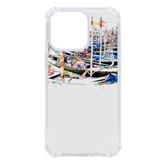 Venice T- Shirt Venice Voyage Art Digital Painting Watercolor Discovery T- Shirt (5) Iphone 13 Pro Tpu Uv Print Case by ZUXUMI