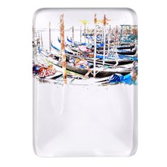 Venice T- Shirt Venice Voyage Art Digital Painting Watercolor Discovery T- Shirt (5) Rectangular Glass Fridge Magnet (4 Pack) by ZUXUMI