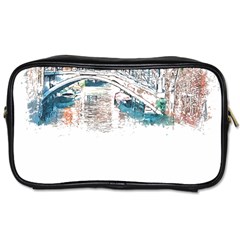 Venice T- Shirt Venice Voyage Art Digital Painting Watercolor Discovery T- Shirt Toiletries Bag (one Side) by ZUXUMI