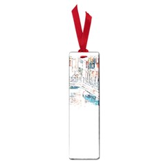 Venice T- Shirt Venice Voyage Art Digital Painting Watercolor Discovery T- Shirt Small Book Marks by ZUXUMI