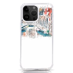 Venice T- Shirt Venice Voyage Art Digital Painting Watercolor Discovery T- Shirt Iphone 14 Pro Max Tpu Uv Print Case by ZUXUMI