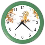 Versailles T- Shirt Versailles Fountain Voyage Art Digital Painting Watercolor Discovery T- Shirt Color Wall Clock Front