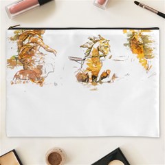 Versailles T- Shirt Versailles Fountain Voyage Art Digital Painting Watercolor Discovery T- Shirt Cosmetic Bag (xxxl) by ZUXUMI