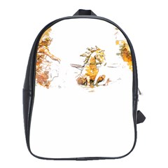 Versailles T- Shirt Versailles Fountain Voyage Art Digital Painting Watercolor Discovery T- Shirt School Bag (xl) by ZUXUMI