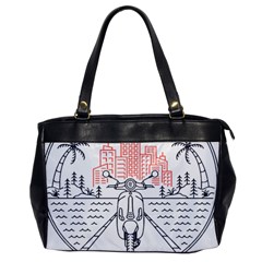 Vespa T- Shirt Hit The Road 3 T- Shirt Oversize Office Handbag