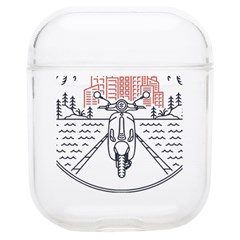 Vespa T- Shirt Hit The Road 3 T- Shirt Airpods 1/2 Case by ZUXUMI