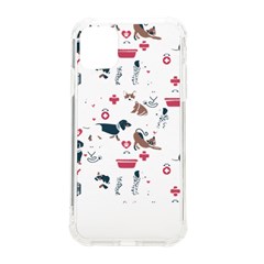 Veterinarian Gift T- Shirt Veterinary Medicine, Happy And Healthy Friends    Pattern    Coral Backgr Iphone 11 Tpu Uv Print Case by ZUXUMI