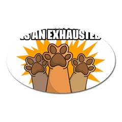 Veterinary Medicine T- Shirt Behind Every Great Veterinarian For Veterinary Receptionist T- Shirt Oval Magnet by ZUXUMI