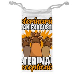 Veterinary Medicine T- Shirt Behind Every Great Veterinarian For Veterinary Receptionist T- Shirt Jewelry Bag by ZUXUMI