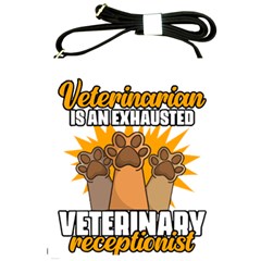 Veterinary Medicine T- Shirt Behind Every Great Veterinarian For Veterinary Receptionist T- Shirt Shoulder Sling Bag by ZUXUMI