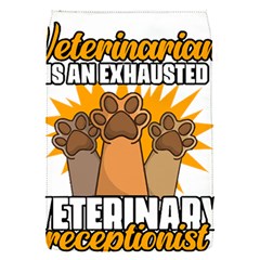 Veterinary Medicine T- Shirt Behind Every Great Veterinarian For Veterinary Receptionist T- Shirt Removable Flap Cover (s) by ZUXUMI