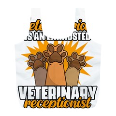 Veterinary Medicine T- Shirt Behind Every Great Veterinarian For Veterinary Receptionist T- Shirt Full Print Recycle Bag (l) by ZUXUMI