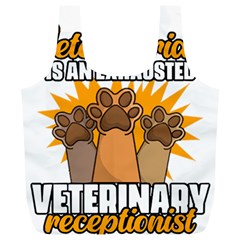 Veterinary Medicine T- Shirt Behind Every Great Veterinarian For Veterinary Receptionist T- Shirt Full Print Recycle Bag (xl) by ZUXUMI