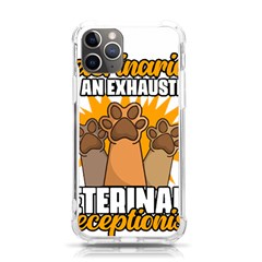 Veterinary Medicine T- Shirt Behind Every Great Veterinarian For Veterinary Receptionist T- Shirt Iphone 11 Pro 5 8 Inch Tpu Uv Print Case by ZUXUMI