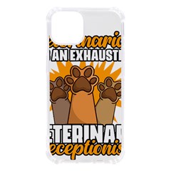 Veterinary Medicine T- Shirt Behind Every Great Veterinarian For Veterinary Receptionist T- Shirt Iphone 13 Tpu Uv Print Case by ZUXUMI