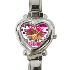 Veterinary Medicine T- Shirt Forget Glass Slippers Funny Veterinary Medicine Life Vet Med T- Shirt Heart Italian Charm Watch by ZUXUMI