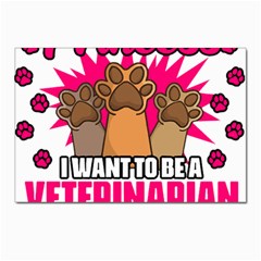 Veterinary Medicine T- Shirt Forget Princess Funny Veterinary Medicine Life Veterinarian T- Shirt Postcards 5  X 7  (pkg Of 10)