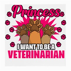 Veterinary Medicine T- Shirt Forget Princess Funny Veterinary Medicine Life Veterinarian T- Shirt Medium Glasses Cloth (2 Sides) by ZUXUMI