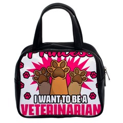 Veterinary Medicine T- Shirt Forget Princess Funny Veterinary Medicine Life Veterinarian T- Shirt Classic Handbag (two Sides) by ZUXUMI