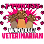 Veterinary Medicine T- Shirt Forget Princess Funny Veterinary Medicine Life Veterinarian T- Shirt Deluxe Canvas 14  x 11  (Stretched) 14  x 11  x 1.5  Stretched Canvas