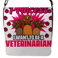 Veterinary Medicine T- Shirt Forget Princess Funny Veterinary Medicine Life Veterinarian T- Shirt Flap Closure Messenger Bag (s) by ZUXUMI