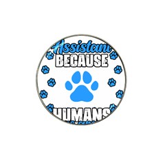 Veterinary Medicine T- Shirt Funny Veterinary Assistant Because Humans Are Gross Vet Med T- Shirt Hat Clip Ball Marker by ZUXUMI