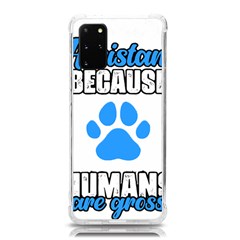 Veterinary Medicine T- Shirt Funny Veterinary Assistant Because Humans Are Gross Vet Med T- Shirt Samsung Galaxy S20plus 6 7 Inch Tpu Uv Case by ZUXUMI