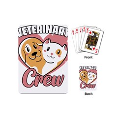 Veterinary Medicine T- Shirt Funny Veterinary Crew Vet Med Life For A Veterinary Worker T- Shirt Playing Cards Single Design (mini) by ZUXUMI