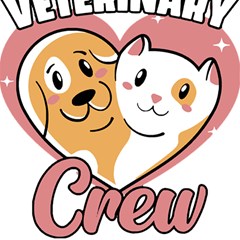 Veterinary Medicine T- Shirt Funny Veterinary Crew Vet Med Life For A Veterinary Worker T- Shirt Play Mat (rectangle) by ZUXUMI