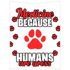 Veterinary Medicine T- Shirt Funny Veterinary Medicine Because Humans Are Gross Vet Med T- Shirt Back Support Cushion