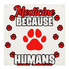 Veterinary Medicine T- Shirt Funny Veterinary Medicine Because Humans Are Gross Vet Med T- Shirt Banner And Sign 4  X 4 