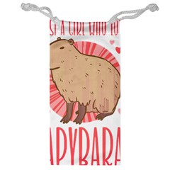 Capybara Love T- Shirt Just A Girl Who Loves Capybaras A Cute Design For Capybara Lovers T- Shirt Yoga Reflexion Pose T- Shirtyoga Reflexion Pose T- Shirt Jewelry Bag by hizuto